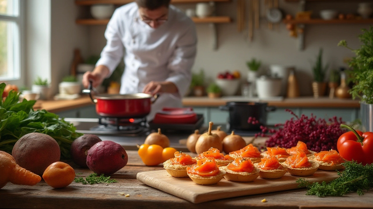 Закуски и канапе: лёгкие и нарядные